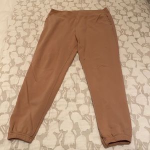 Pink/rose colored sweatpants